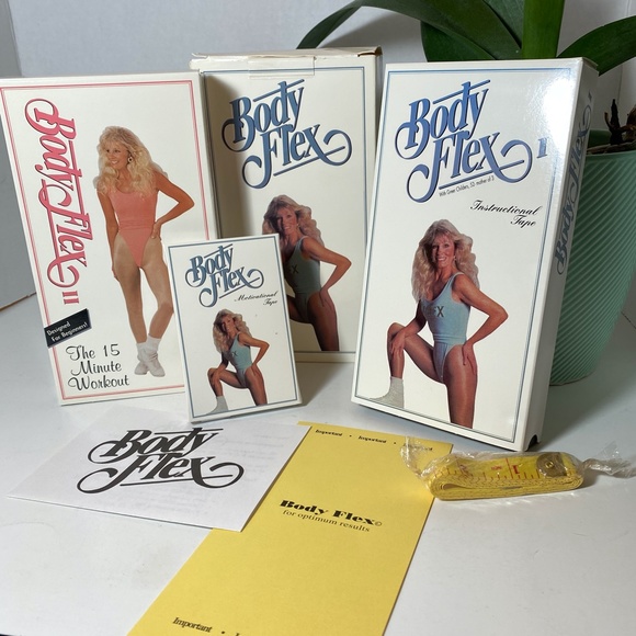 Body Flex, Vintage1992 NEW Vhs instructional/exercise tapes, Never opened or use - Picture 2 of 5